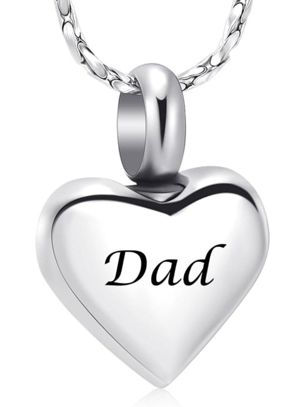 Heart Urn Necklace for Ashes | Cremation Jewelry for Women | Memorial Pendant